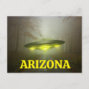 ARIZONA SPACESHIP UFO Postkarte