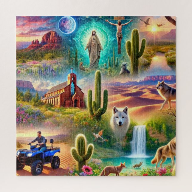 Arizona Spirituelle Reise Puzzle (Vertikal)