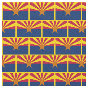 Arizona Staat & Arizona Flag Fabric / USA Mode Stoff