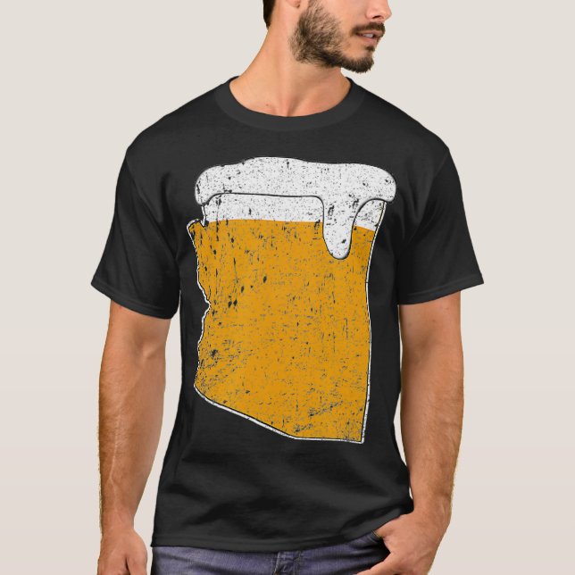 Arizona Staat Beer Ale stört Amerikaner T-Shirt (Vorderseite)