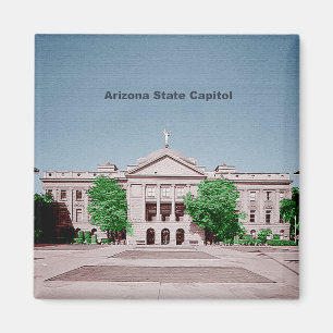 Arizona Staat Hauptstadt Tinted Colorized Magnet