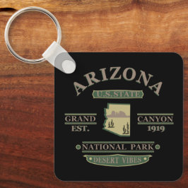arizona Staat Karte Schlüsselanhänger