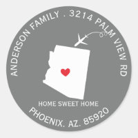 ARIZONA-Staat | Neue Adressenaufkleber