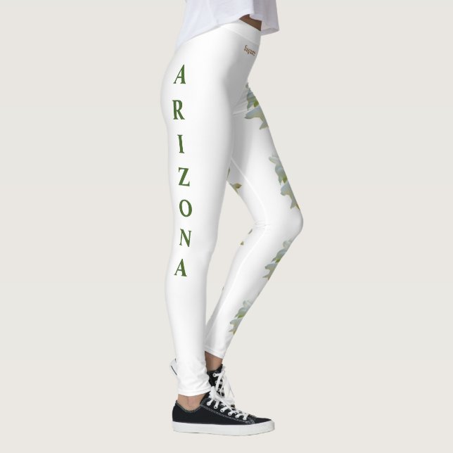 Arizona Staat Saguaro Blossom Blume Leggings (Rechts)