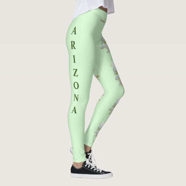 Arizona Staat Saguaro Blossom Blume Leggings (Rechts)