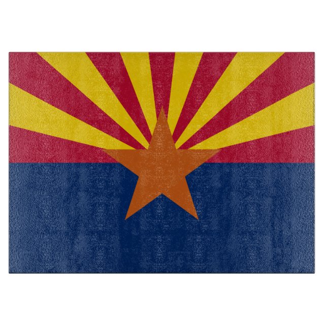 Arizona-Staats-Flagge Schneidebrett (Vorderseite)