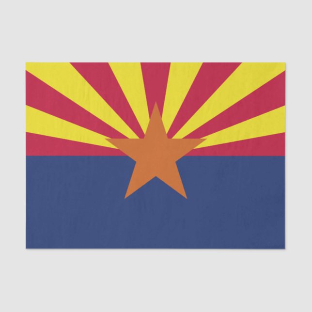 Arizona-Staats-Flagge Seidenpapier (Vorderseite)
