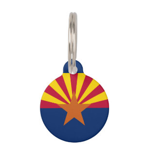 Arizona-Staats-Flagge Tiermarke