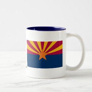 Arizona-Staats-Flagge Zweifarbige Tasse