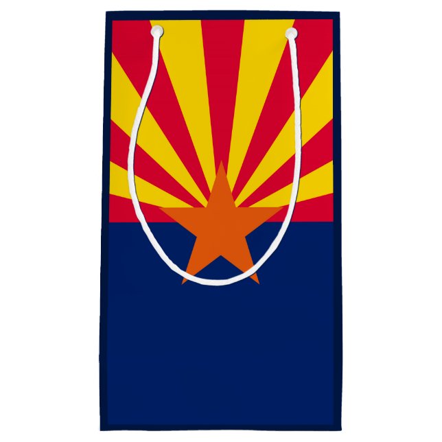 Arizona-Staats-Flaggen-Entwurf Kleine Geschenktüte (Vorderseite)