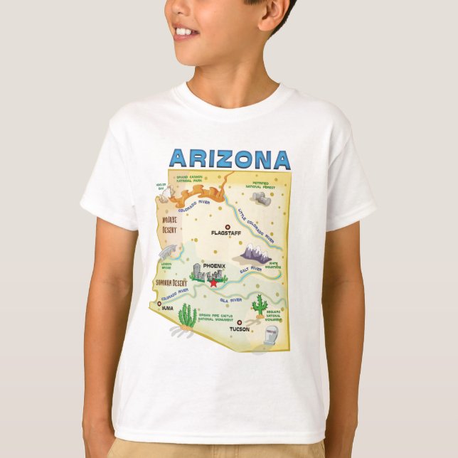 Arizona-Staats-T - Shirt (Vorderseite)