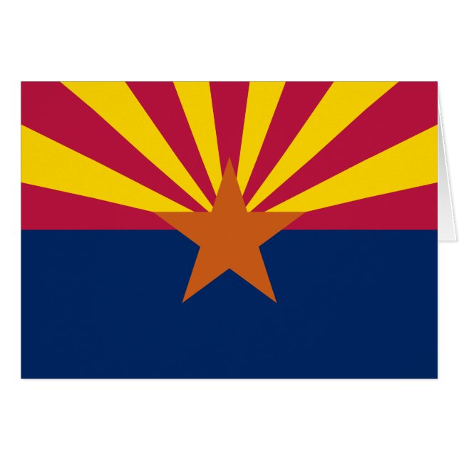 Arizona Staatsflagge (Vorderseite (Horizontal))