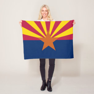 Arizona Staatsflagge Fleecedecke