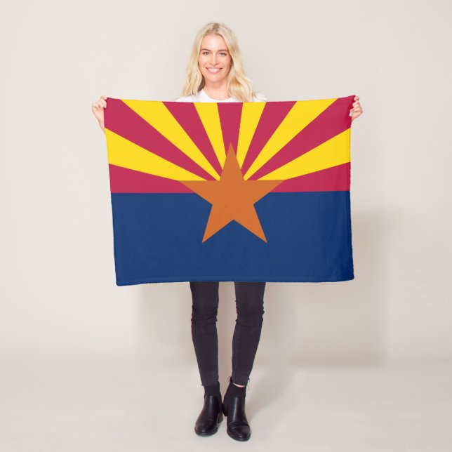 Arizona Staatsflagge Fleecedecke (Beispiel)