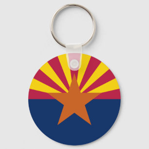 Arizona Staatsflagge Schlüsselanhänger
