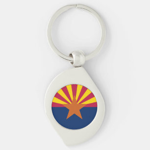 Arizona Staatsflagge Schlüsselanhänger