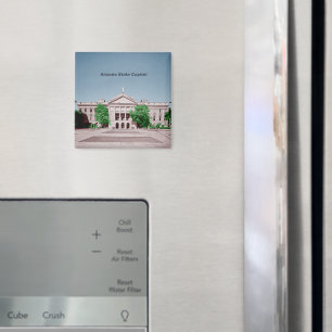 Arizona State Capitol koloriert mit Farbverlauf Magnet