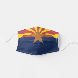 Arizona State Flag AZ, USA American Patriotic Mund-Nasen-Maske Aus Stoff