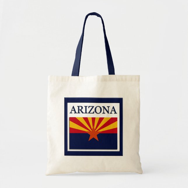 Arizona State Flag Design Budget Leinwand Totbeute Tragetasche (Vorne)