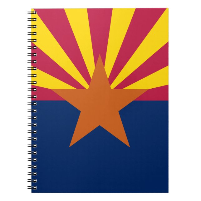 Arizona State Flag Notebook Notizblock (Vorderseite)