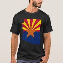 Arizona State Flag Retro Sunset Wüste Vibes