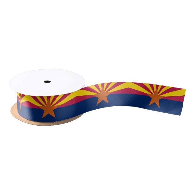 Arizona State Flag Satin Ribbon Satinband (Spule)