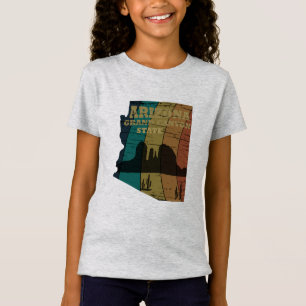 Arizona state map vintage T-Shirt
