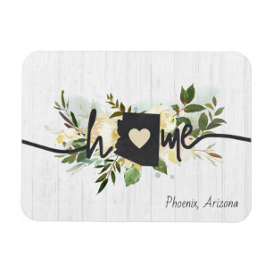 Arizona State Personalisiert Ihre Heimatstadt Rust Magnet