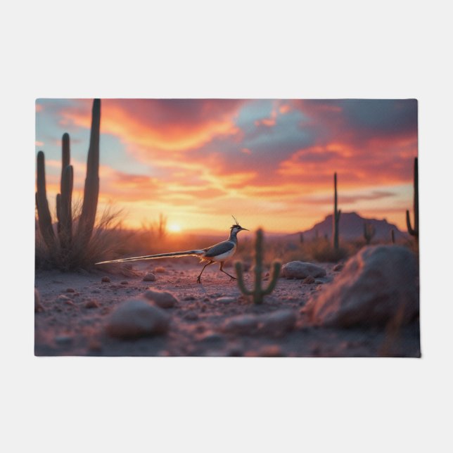 Arizona Südwest Wüste Roadrunner Doormat Fußmatte (Vorderseite)