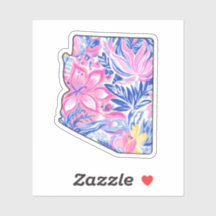 Arizona Summer Sticker - 3" x 3" - Lilly inspirier
