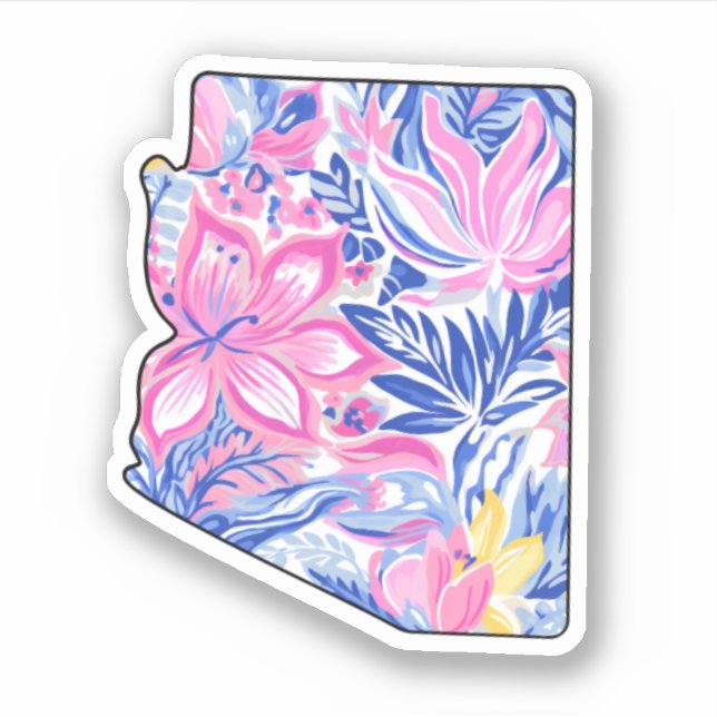 Arizona Summer Sticker - 3" x 3" - Lilly inspirier (Vorderseite)