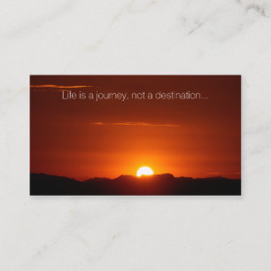 Arizona Sunrise Inspiration Business Name Card Visitenkarte