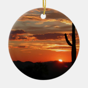 Arizona Sunset - atemberaubend Keramik Ornament