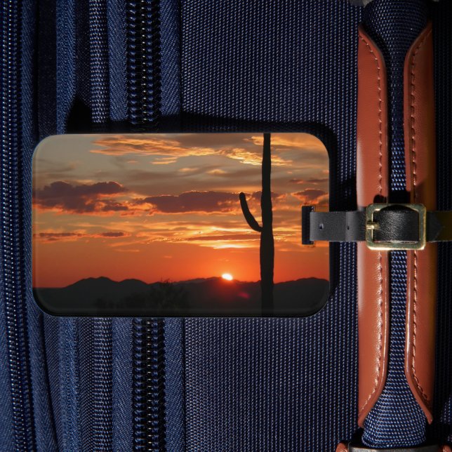 Arizona Sunset Gepäckanhänger (Vorderseite Insitu 4)