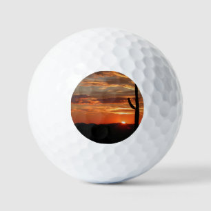 Arizona Sunset Golfball