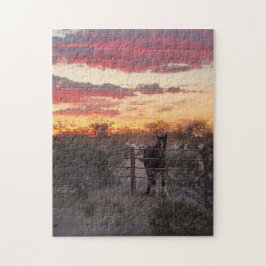 Arizona Sunset Horse Puzzle