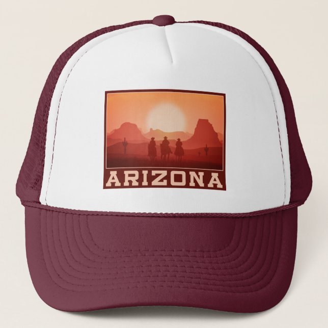 Arizona Sunset LKW-Hüte Truckerkappe (Vorderseite)