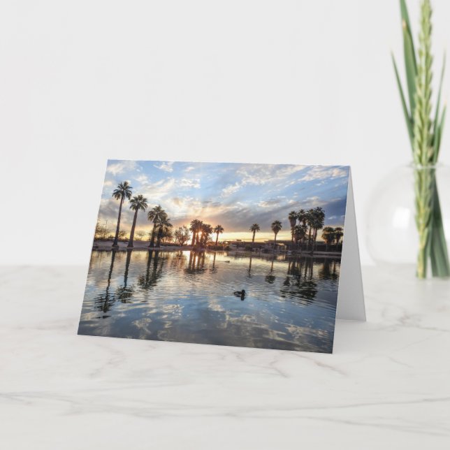 Arizona Sunset Notecard Karte (Vorderseite)
