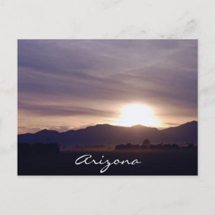 Arizona Sunset Postcard Postkarte