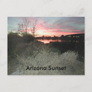 Arizona Sunset Postkarte