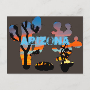 Arizona Sunset Postkarte