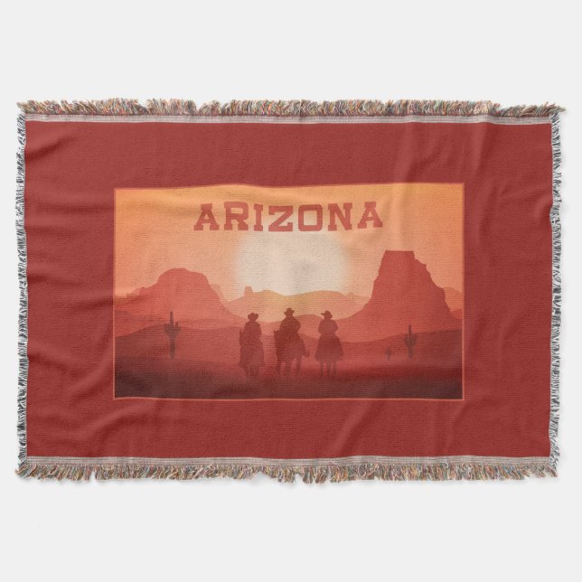 Arizona Sunset-Wurfdecke Decke (Vorderseite)
