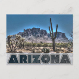 Arizona Superstition Berge Foto Postkarte