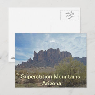 Arizona Superstition Foto Landschaft Postkarte