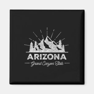 Arizona T-Shirt Vintage Wandern Retro-T-Shirt-Desi Magnet