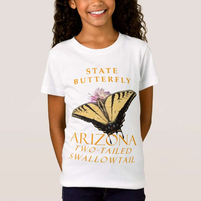 Arizona Territory Butterfly Zwei-Schwänze-Schlucke T-Shirt (Vorderseite)