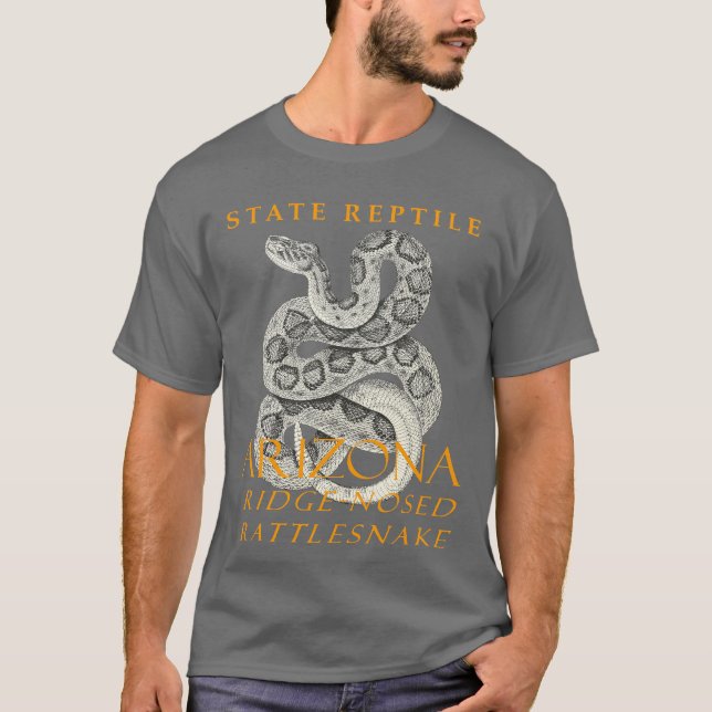 Arizona Territory Reptile The Ridge Nosed Snake T-Shirt (Vorderseite)