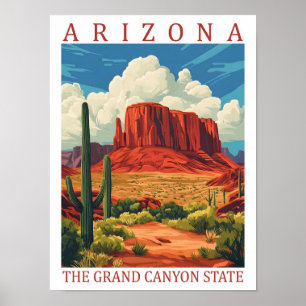 Arizona The Grand Canyon Staat USA Travel Place Poster