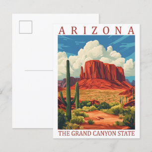 Arizona The Grand Canyon Staat USA Travel Place Postkarte