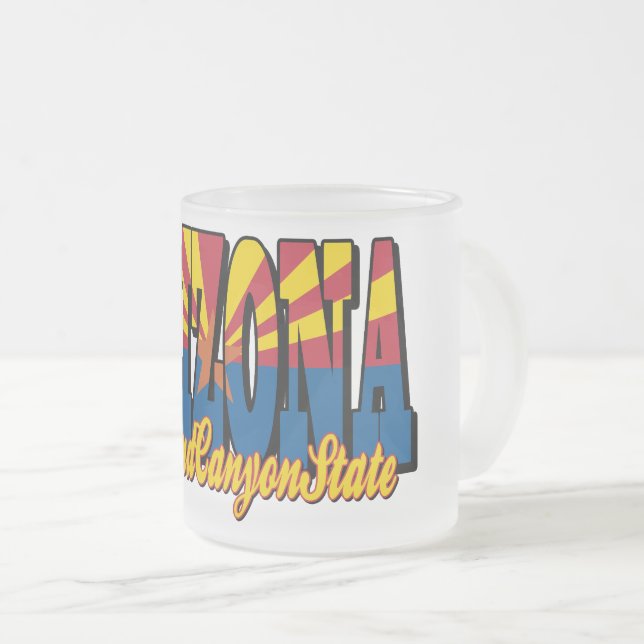 Arizona the Grand Canyon State Mattglastasse (VorderseiteRechts)